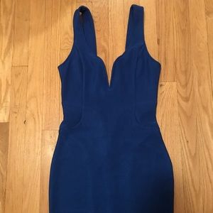 Low back Blue Tobi Dress